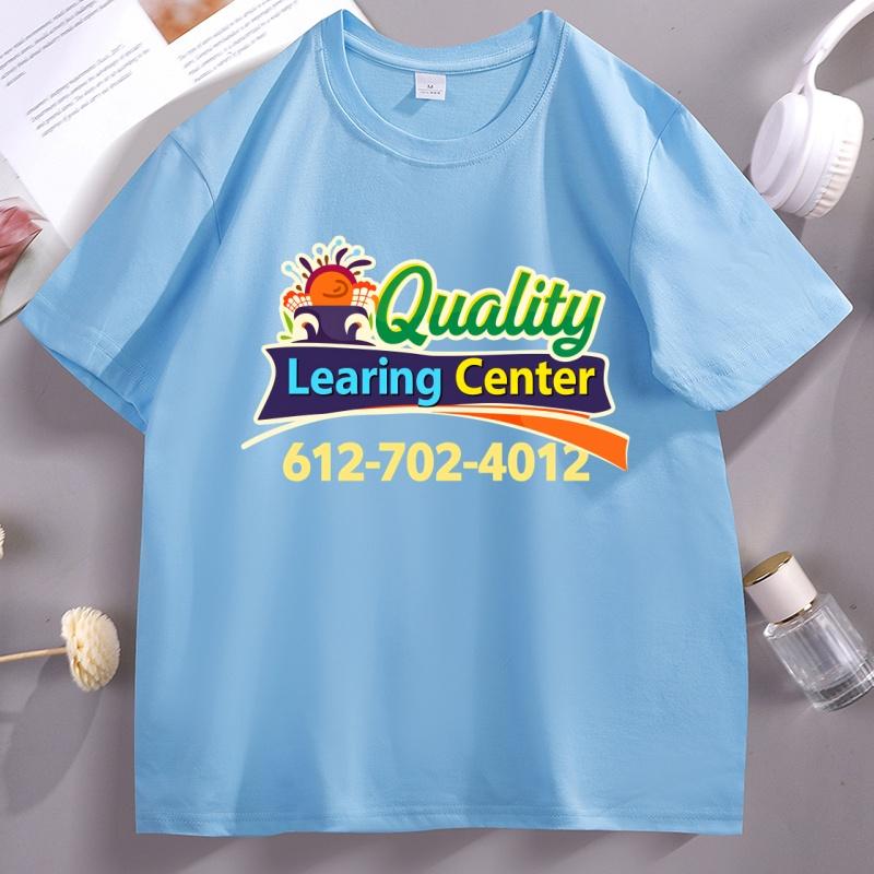 Quality Learing Center T Shirt Funny Republican Humor Childcare T-Shirt Unisex Women Short Sleeve Printed Tshirt Unisex Clothing
