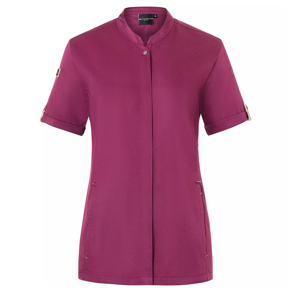 Womens/Ladies Green-Generation Chef Jacket