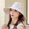 Sunscreen Bucket Hat Print Fishermen Cap Fashion Panama Hat  Outdoor