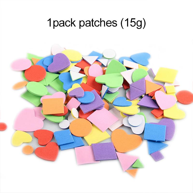 Children Handmade Material Set Puzzle Handicraft Toys Twisting Rod Plush Ball Simulated Eye Button Patch Paper Cuttings TMZ