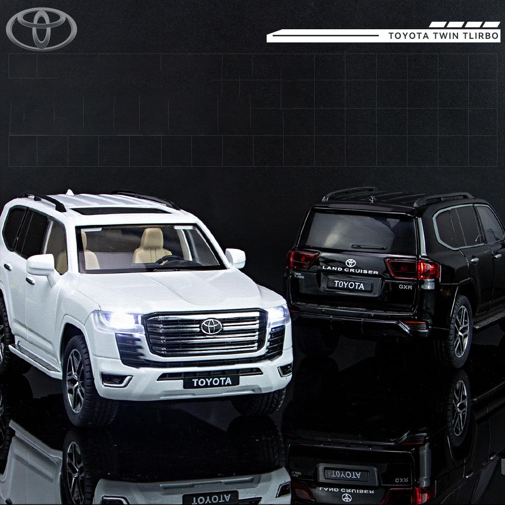 1:24 Toyota LAND CRUISER PRADO Управление ключом Сплав Модель автомобиля Звук и свет Оттянуть Назад Детская игрушка Коллекционные предметы Подарок на день рождения