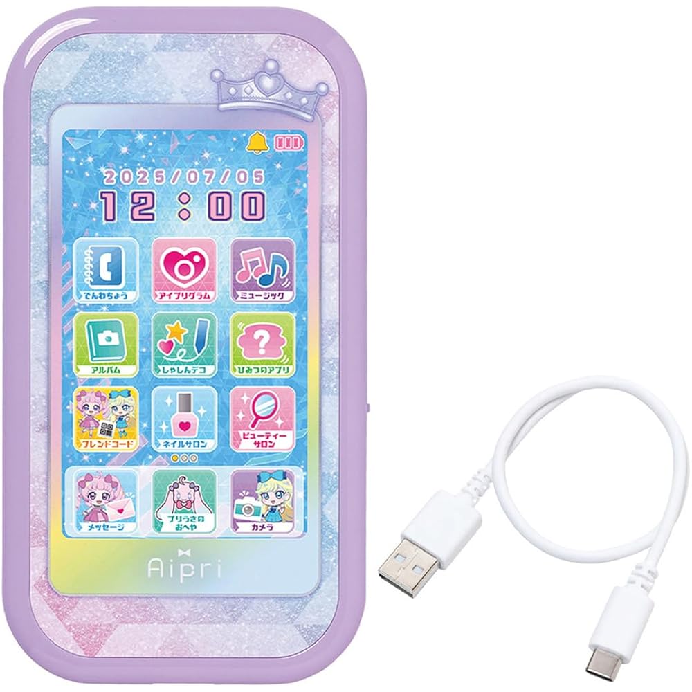 Takara Tomy Himitsu no Ai Puri Smartphone R Toy with Interactive Features and Colorful Design