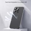 Роскошный мягкий теплоотводящий чехол для телефона iPhone 11 14 13 12 15 Pro Max Plus, полый ультратонкий однотонный чехол