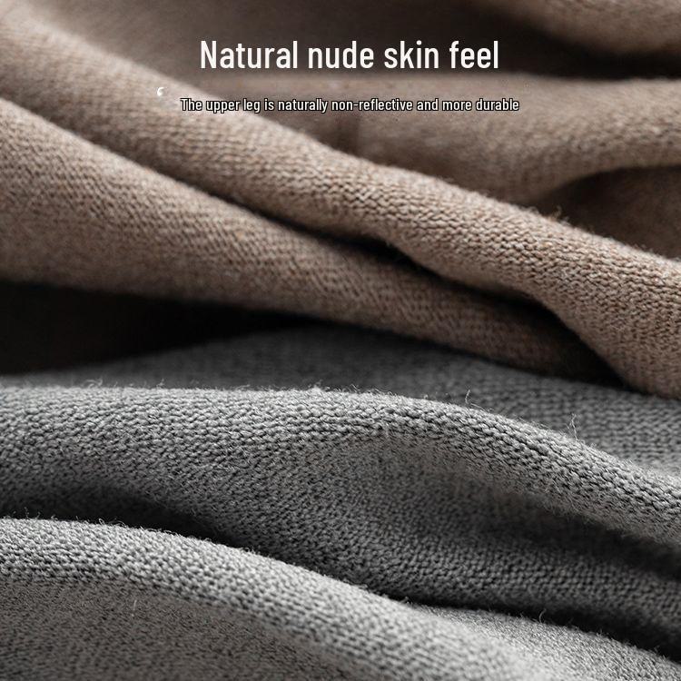 Большие черные бархатные утолщенные леггинсы с высокой талией - утягивающие колготки без паха для зимы