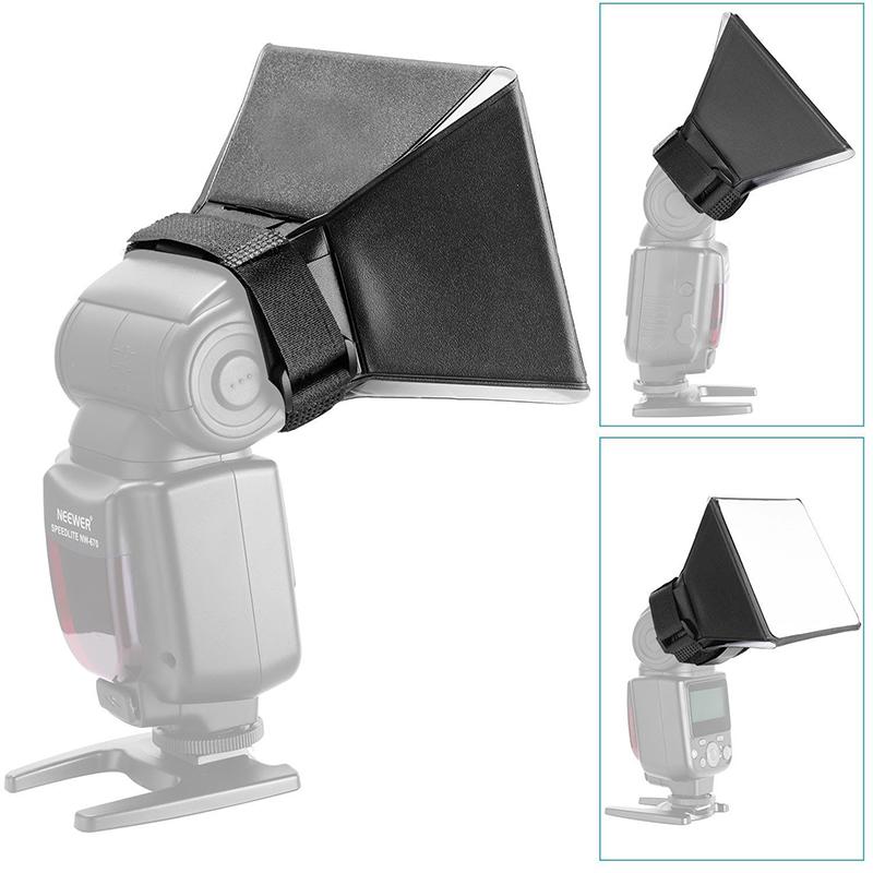 Универсальный складной рассеиватель для вспышки Softbox Professional Mini Photo Diffuser Soft Light Box для камеры Canon Nikon Sony