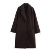 2024 Winter Autumn High End European American Wool Coat Versatile Loose Long
