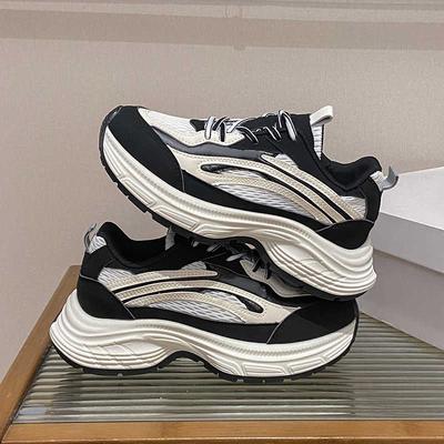 Мода без каблуков Массивные женские лыжные коньки Теннисные кроссовки 46 размер Новое поступление Спортивные технологические тренды Настоящий твинс