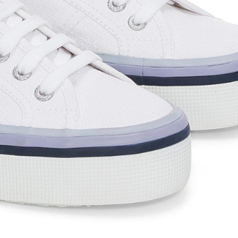 Superga S4128swatq Superga 2740 Liquophy Strips White