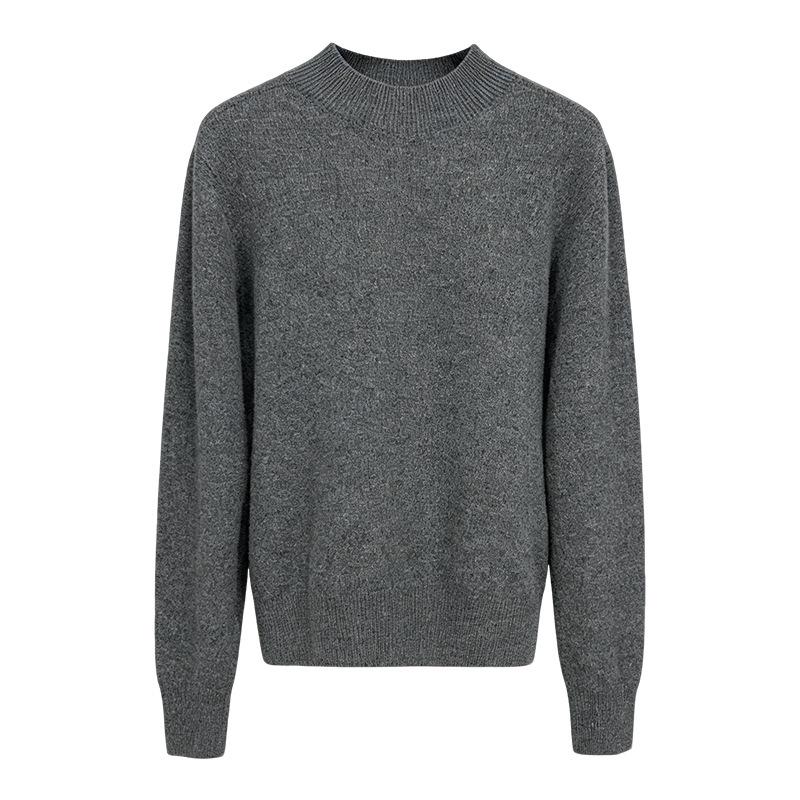 Xin Ge Women's Lambswool Cashmere Pullover: Skin-friendly, Temperature-locking Knitwear for Autumn.