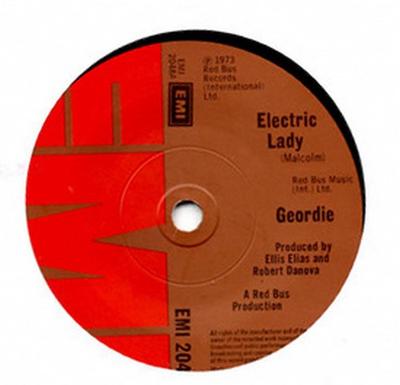 7-дюймовая пластинка GEORDIE - Electric Lady EMI2048 EMI 1973 UK Рок Б/У