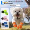 4pc Dog Shoes Non-slip Breathable Wear-resistant Dog Boots Suitable For Small Medium Sized Pets Puppy Protective Footwear.