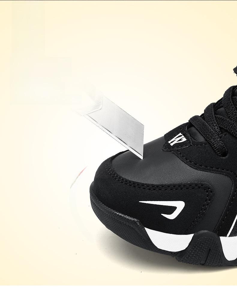 Leather Boys' Sports Shoes: Waterproof, Non-Slip, Mid-Cut for Kids & Elementary Students