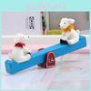 Garden Planting Prop Resin Dog Seesaw Figure With Cartoon Design For Gift And Promotional Use