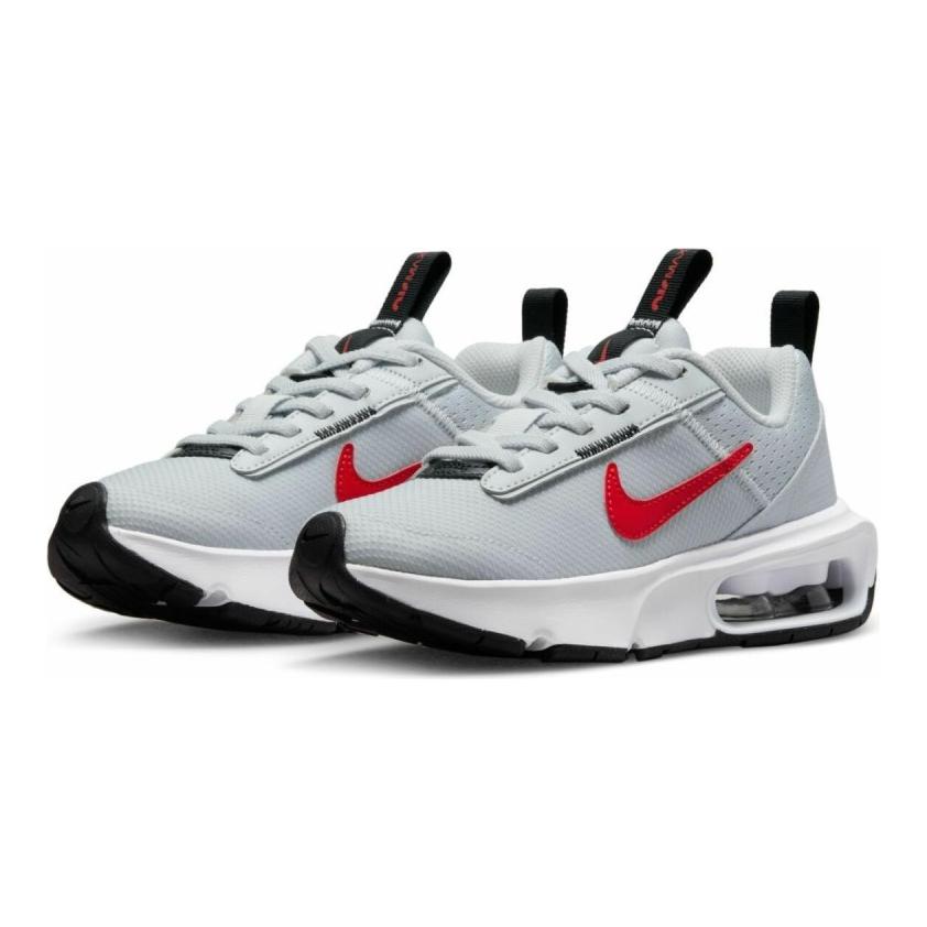 Nike Air Max INTRLK Lite Удобные Универсальные Амортизирующие Дышащие Кроссовки с Низким Верхом Повседневные Детские Кроссовки Серые DH9394-004