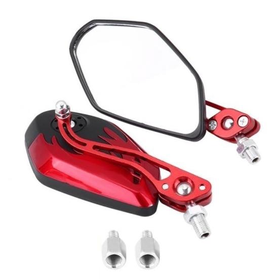 2Pcs/Set 8/10mm Motorbike Handlebar Mount Scooter Motorcycle View Rear Mirrors