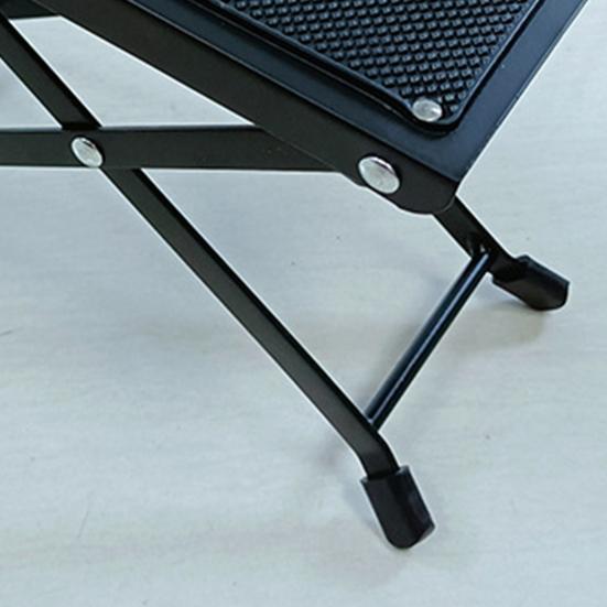 Guitar Foot Stool Height Adjustable Folding Leg Rest with Anti-Slip Rubber Pads Guitar