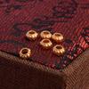 Gold Plated Pumpkin Beads: DIY Handmade Weaving & Jewelry Spacer Beads for Lanterns