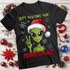 Christmas Tree T-shirts Funny Alien Mens and Womens Tee #MC