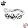 Avle Retro Rose Sterling Silver S925 Single Ear Bone Clip for Girls