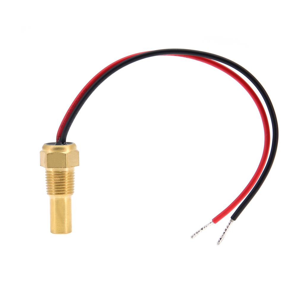 Water Temperature Sensor 12V 24V Car Truck Sensor 50K Head Plug 10MM 1/8 NPT Water Temp Sensor WIth Red And Black Lines