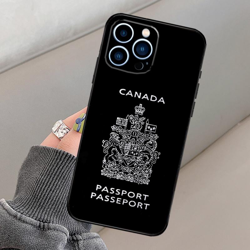 Canada Canadian Flag Phone Case For iPhone 16 14 13 12 15 Pro Max 15 16 Plus 12 13 mini XR 16e Funda Cover
