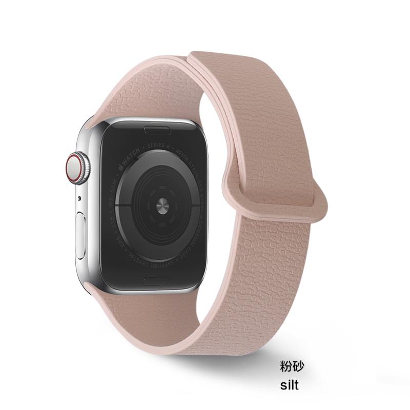 Магнитный силиконовый ремешок для Apple Watch 44мм 40мм 41мм 45мм 49мм ремешки Браслет iWatch Серия 11 10 SE 9 8 7 6 Ultra 3 2