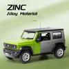 1:26-масштабная модель автомобиля из сплава Suzuki Jimny, звуковая и световая коллекция, имитация внедорожников, литые под давлением автомобили, игрушки для детей