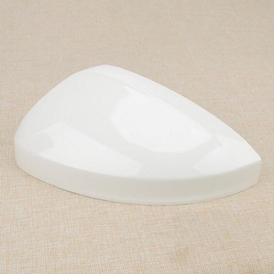 Left Rear View Mirror Cover Replace For Volkswagen Tiguan 2018- White