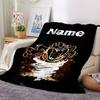 Custom Name Tom Jerry Adventure Party Blanket For Couch Bed Plush Cozy Fuzzy Blanket Super Soft Warm Blankets For Fall And Winter 0916102