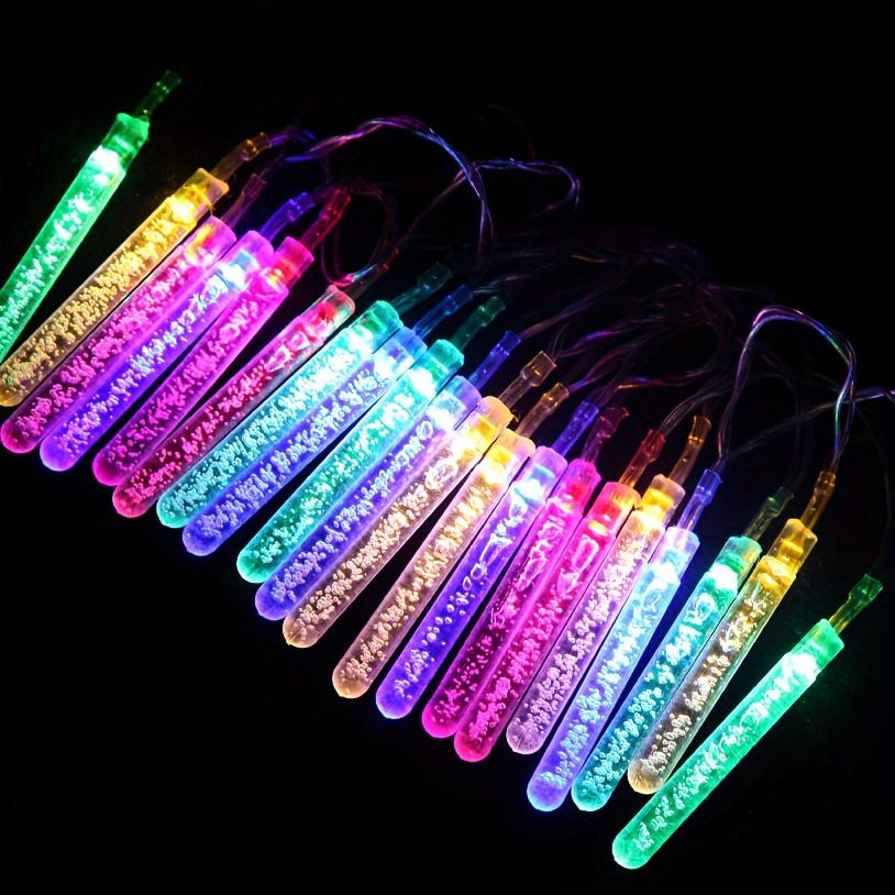 Светильники на солнечных батареях, цветные светодиодные уличные садовые украшения, режимы освещения и кнопочное управление - энергосбережение, космическая тема