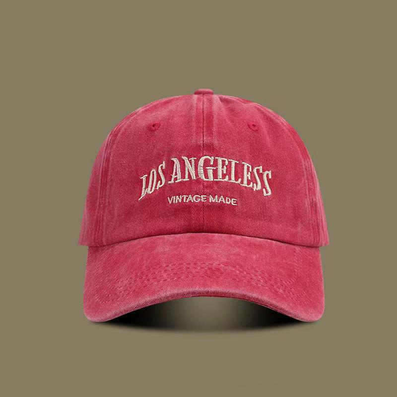 Ретро-вымытая американская бейсболка с буквами для пар, универсальная для женщин, чтобы подчеркнуть черты лица, маленькая кепка-утка для