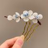 Flower Chinese Style Hair Stick Hair Comb Hanfu Hairpin Classical   Hanfu Accessories