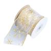 Christmas Ribbon Patterned Wrapping Ribbon, Multipurpose DIY Crafts Gift