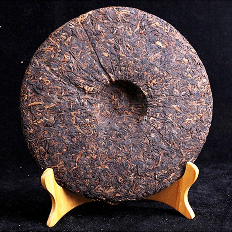 2018 Спелый чай пуэр Мэнхай Древнее дерево ручной работы Цизи Шу Пуэр Чайный торт 357г