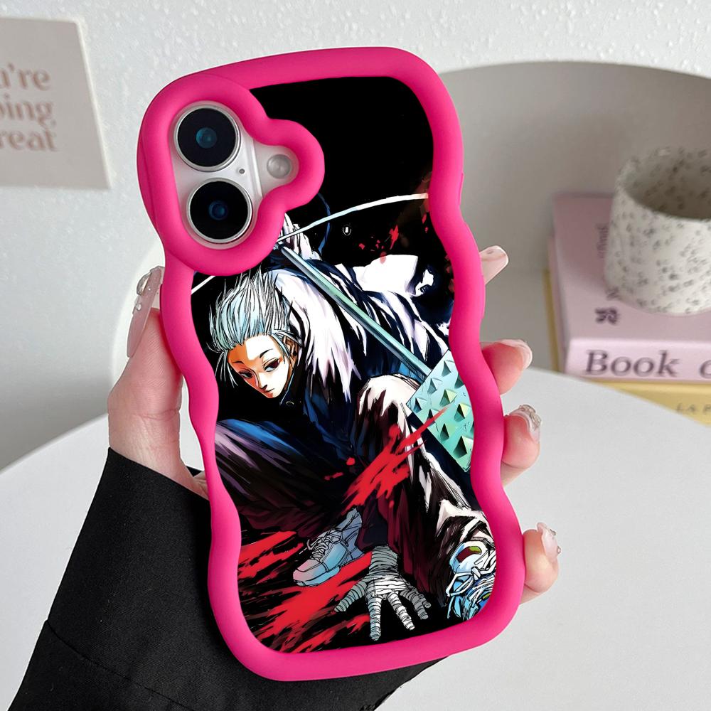 Чехол для телефона Sakamoto Days Gaku для iPhone 17 16 15 14 13 12 11 Air Pro Max Plus Волнистый край ТПУ Цветная крышка Красивый чехол Роскошный