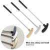 1 Set Mini Golf Putter Club with 2 Golf Balls TPR Grip Right Left Handed Stainless Steel Golf Club Kids Adults Table Game Golf Putter Training