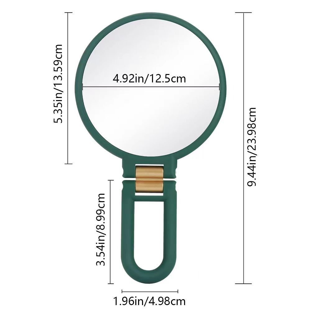 Rotation Handheld Mirror Adjustable Magnifying Mirror Cute Makeup Mirror