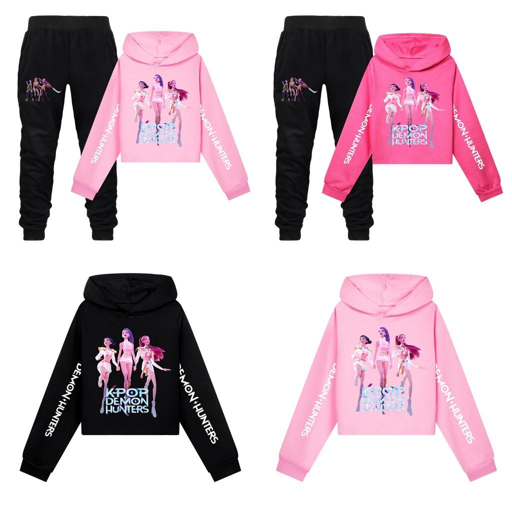 Kpop Demon Hunters Kids Sportswear Set With Cotton Fabric For Active Play