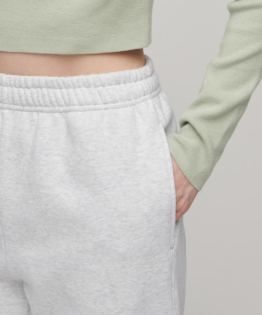 MUSINSA STANDARD WOMAN Women'S Brushed Sweatpants [Melange Light Grey]