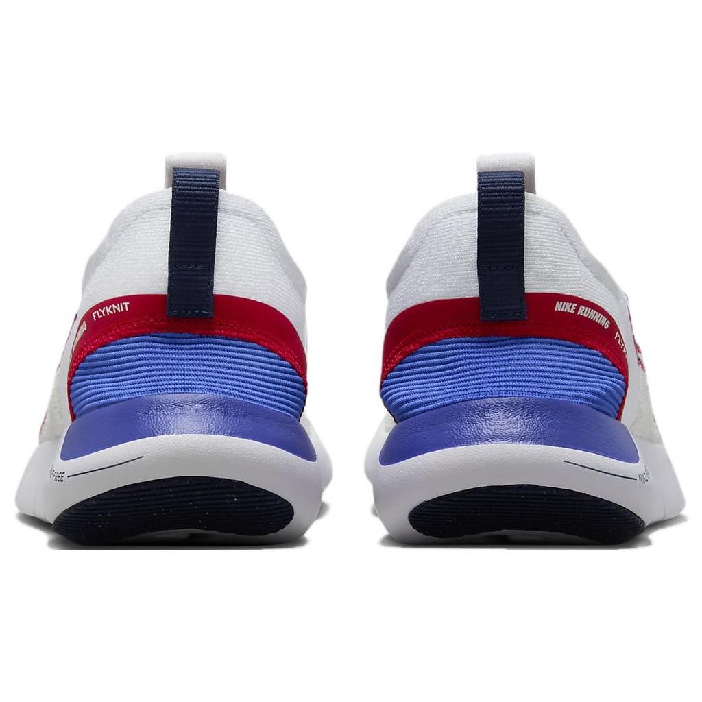 Nike Free RN NN Road Running Shoes 'White Sea Glass Blue Joy University Red' Men's FB1276-100