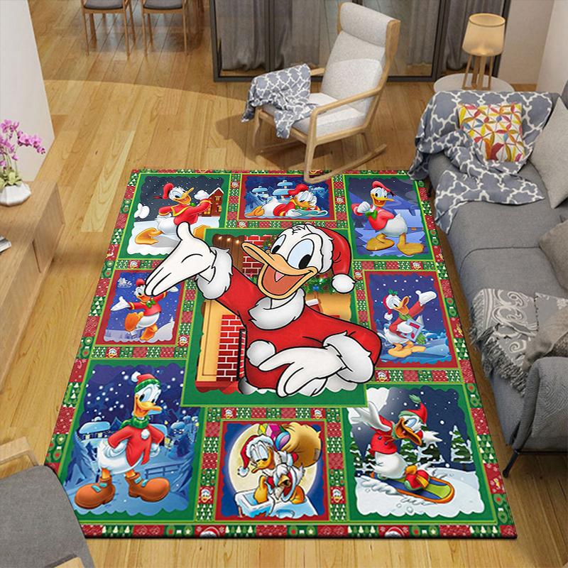 1Pc Christmas Duck Tales Rug Office Carpet Indoor Outdoor Doormat Nonslip Soft Comfortable Living Christmas Halloween Xmas Gift D924165