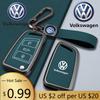 Для VOLKSWAGEN VW Новый Чехол-держатель-защита для умного дистанционного ключа автомобиля из цинкового сплава и кожи для VW Volkswagen Passat 2017 Ke