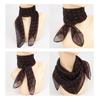 1 PC Ladies' Polka Dot Small Square Scarf With Printed Polka Dot Scarf, Silk Scarf