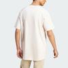 Adidas T Shirts Unisex White Crew Neck Moderate Straight Fit IS7493
