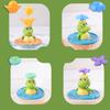 Bath Toys For Toddlers - Light Up Crocodile Fountain With 4 Spray Modes, Abs Plastic Bath Toy For Bathroom & Swimming Pool