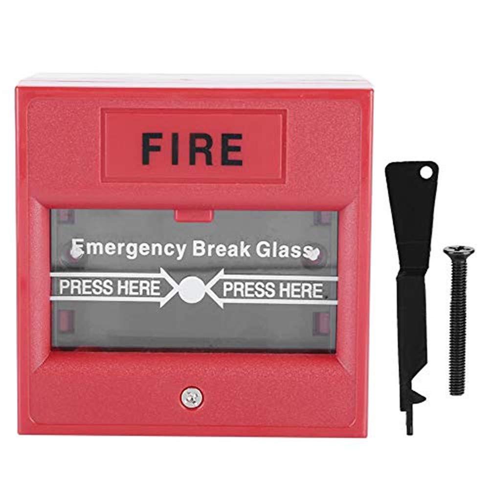 Emergency Door Release Glass Break Alarm Button Fire Alarm Swtich Break Glass Exit Release Switch