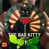 2d Flat 20*20cm Wooden Logo, Bad Cat Bar Logo, Unique, Durable, Easy To Hang Wooden Decoration, Ideal for Bedrooms, Kitchens, Dining Rooms and Bars