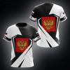 Мужская футболка с 3D-печатью, короткий рукав, круглый вырез, пуловер, повседневный топ