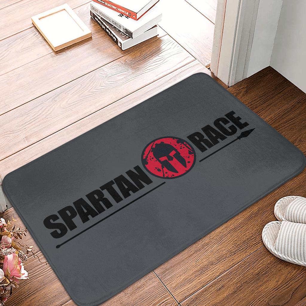 Дух Спарты Spartan Race Придверный коврик Нескользящий Вход Кухня Ванная Комната Дверь Напольные коврики Гостиная Ковер Коврик для ног