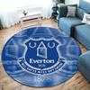 Everton F.C Round Area Rug,Carpet Rug for Living Room Bedroom Sofa Playroom Decor,Non-slip Floor Mat